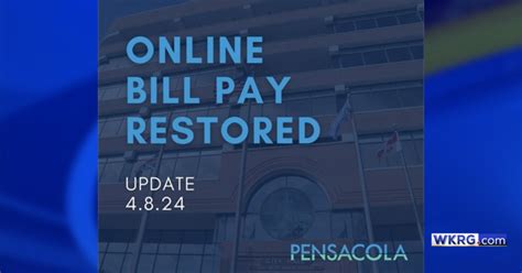 Online bill pay option restored for Pensacola Energy and .